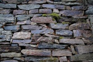dry stack stone walling